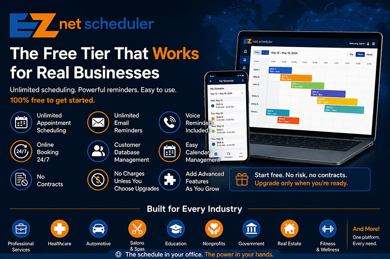 Why EZnet Scheduler's Free Tier Is Different From Every Other "Free" Scheduling Tool